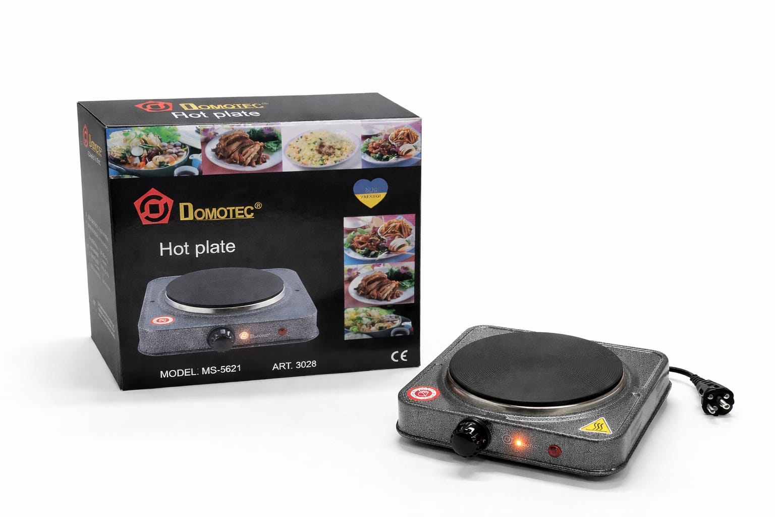 Elektrische Kochplatte Einzel